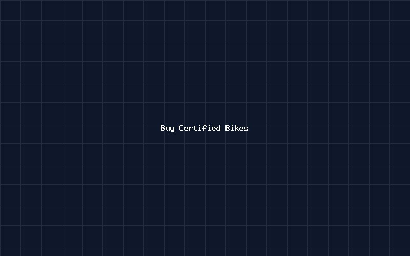 Buy Certified Used Bikes